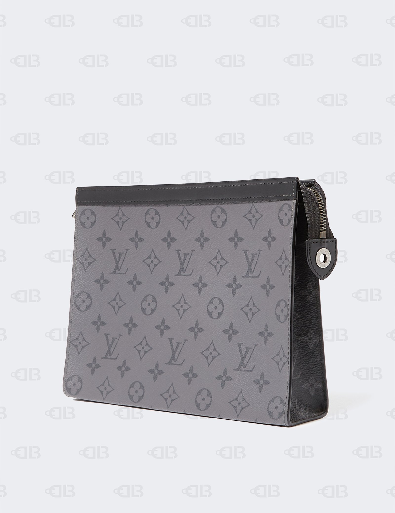Louis Vuitton Monogram Eclipse Pochette Voyage MM Black