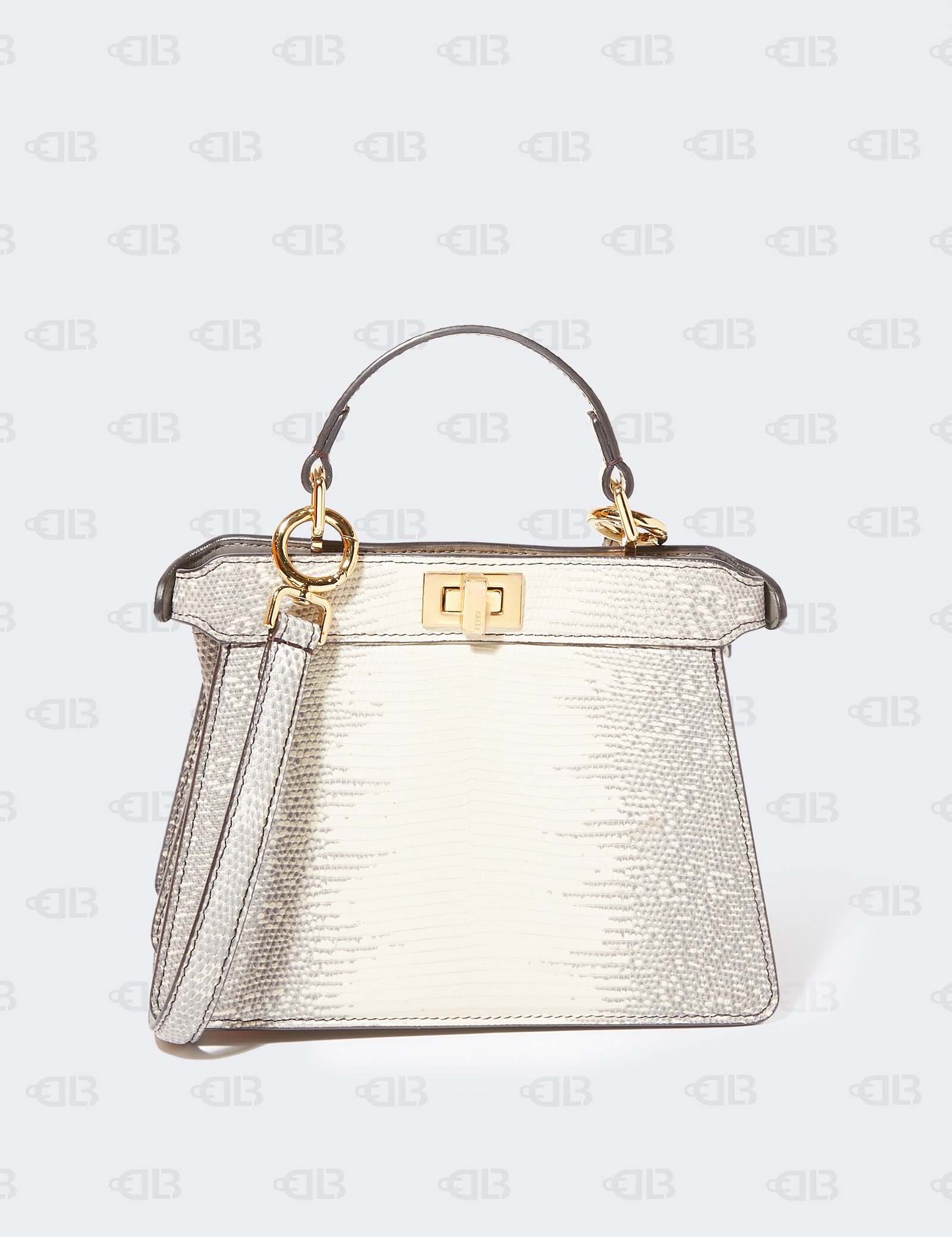 Fendi Peekaboo I See You Petite Lizard