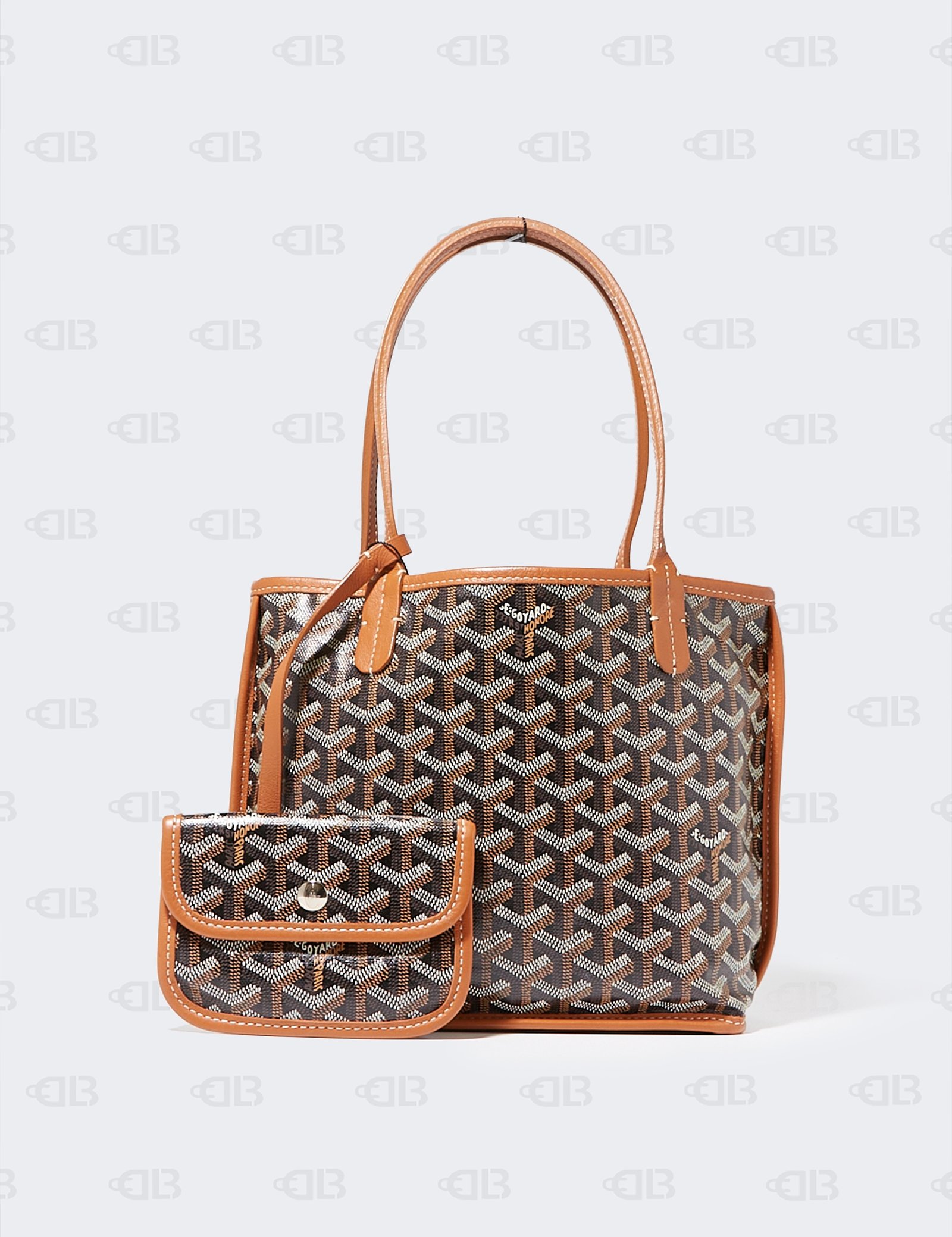 Goyard  Goyardine Reversible Mini Anjou Black Gold