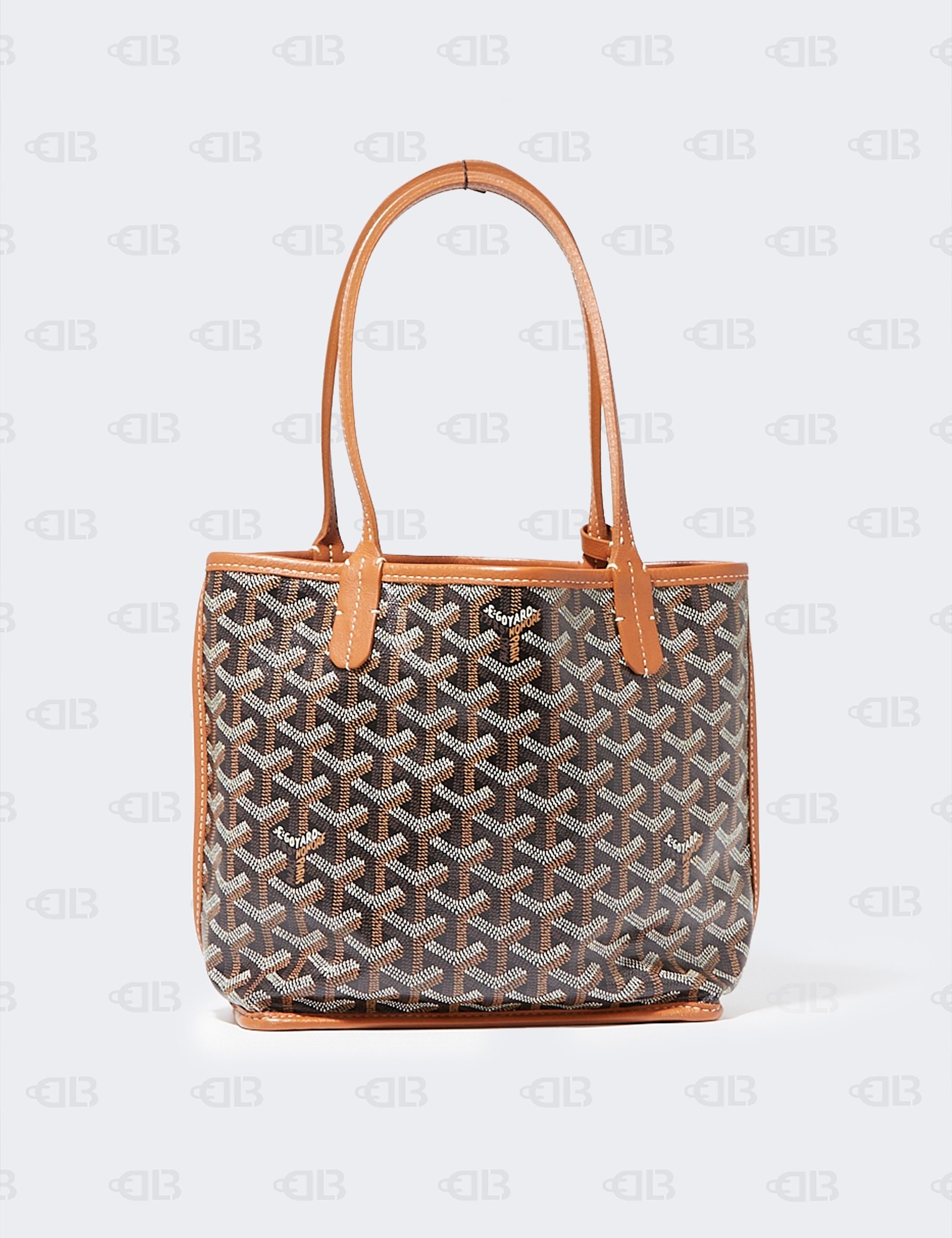 Goyard  Goyardine Reversible Mini Anjou Black Gold