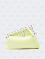 Fendi Whiter Fendi First Midi Clutch