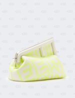 Fendi Whiter Fendi First Midi Clutch