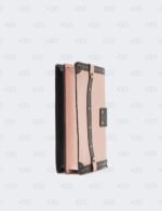 Louis Vuitton Rose Ballerine Epi Leather & Black Calfskin Leather Trunk Clutch