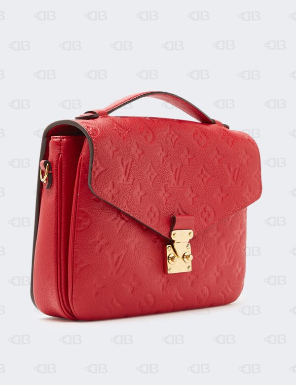 Louis Vuitton Red Monogram Empreinte Pochette Metis