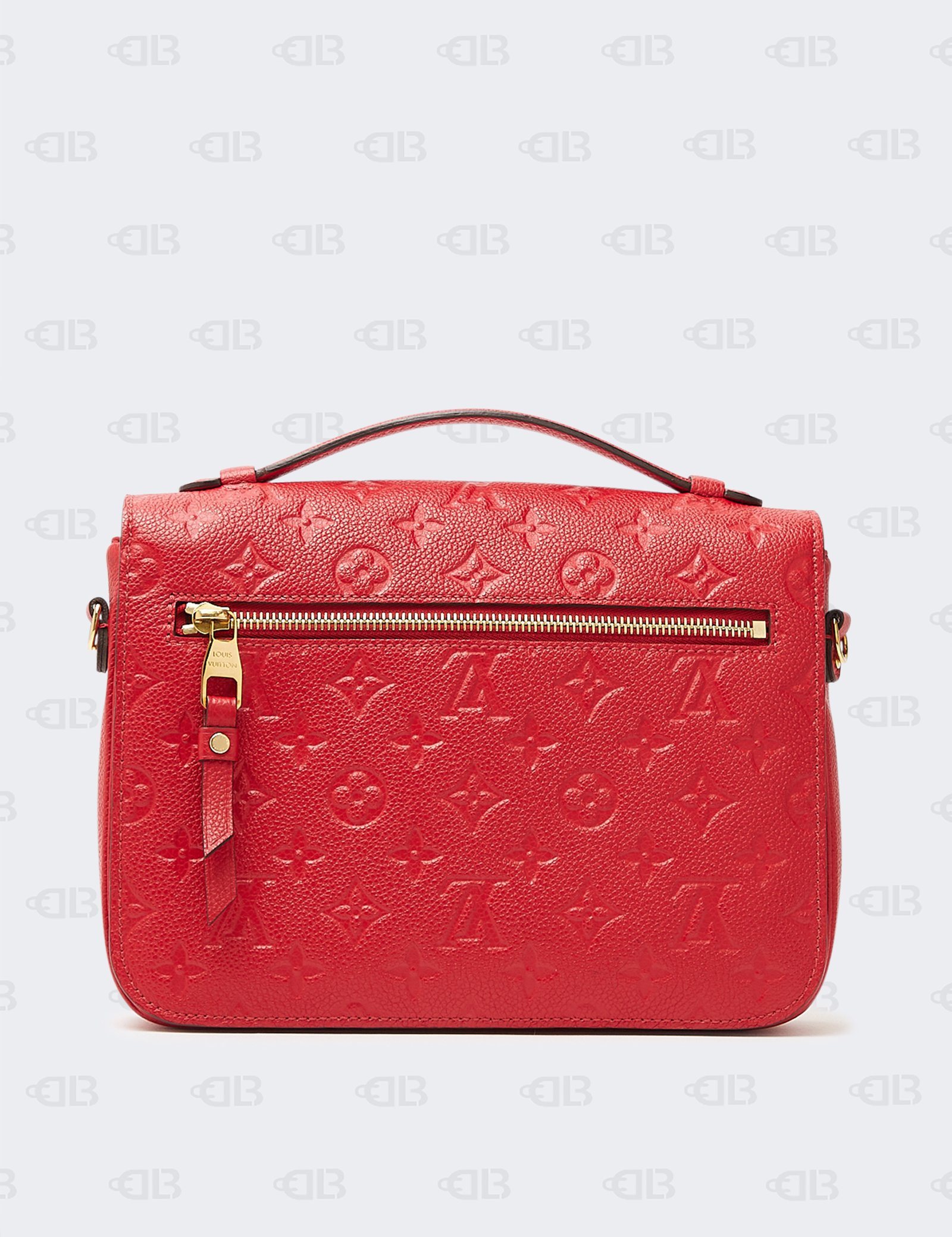 Louis Vuitton Red Monogram Empreinte Pochette Metis