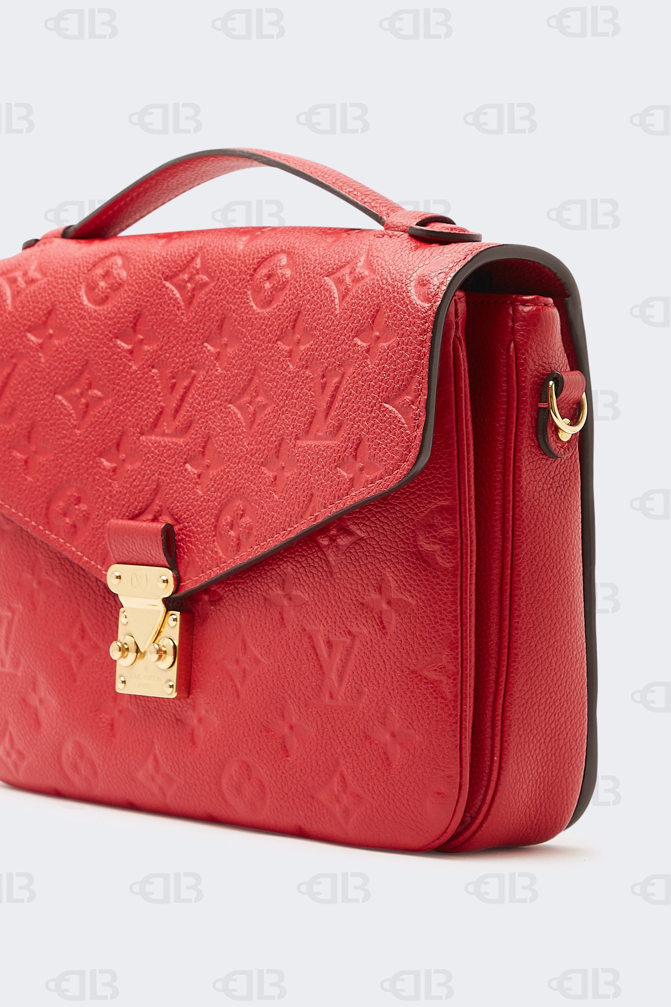 Louis Vuitton Red Monogram Empreinte Pochette Metis