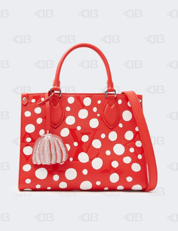 Louis Vuitton Monogram Empriente Yayoi Kusama On The Go PM Shoulder Bag