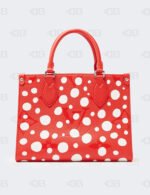 Louis Vuitton Monogram Empriente Yayoi Kusama On The Go PM Shoulder Bag