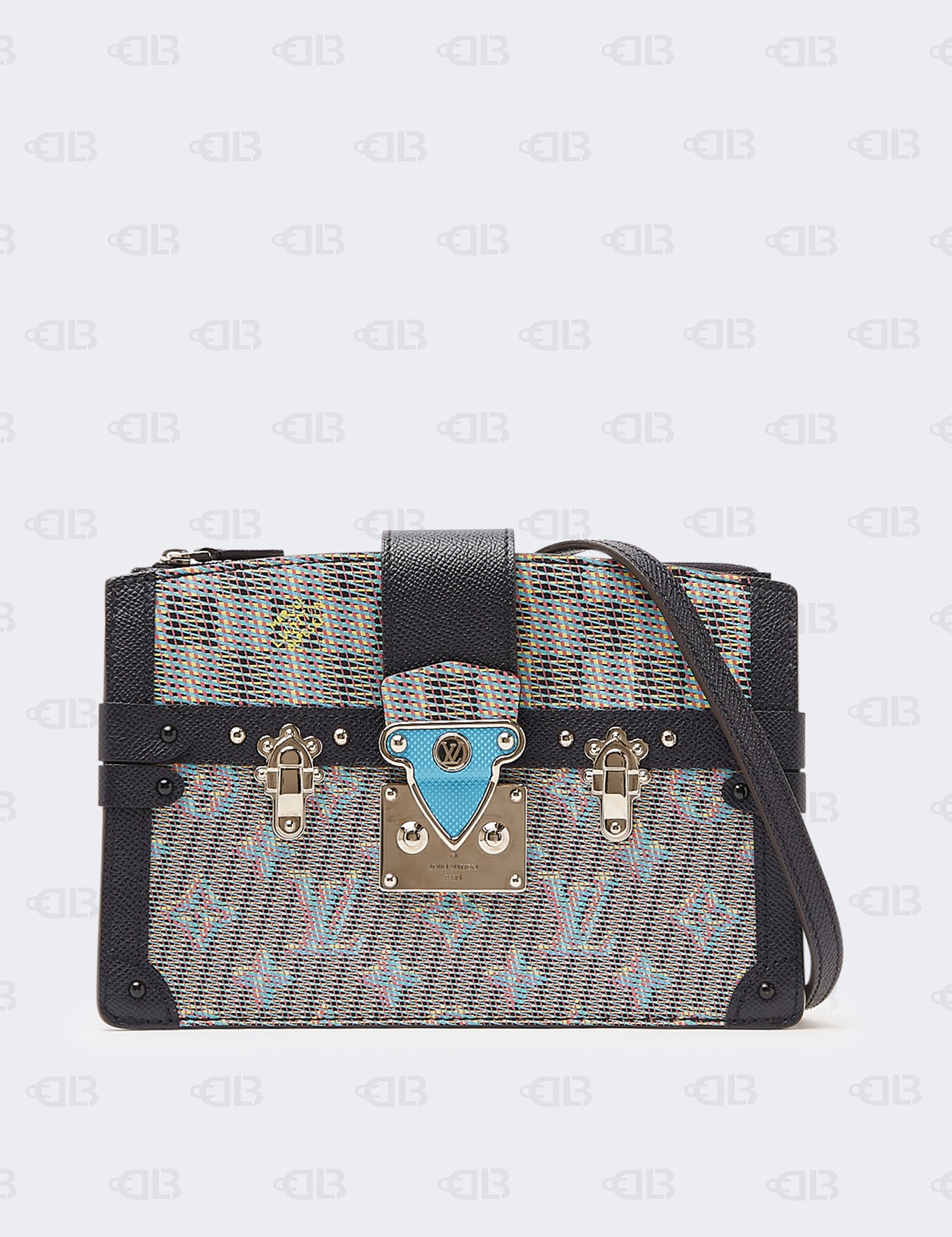 Louis Vuitton Pop Petite Malle Blue Monogram Pop Canvas