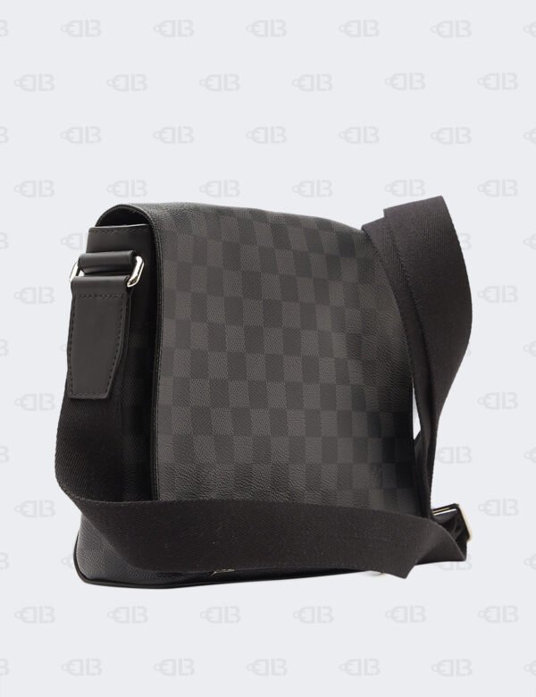 Louis Vuitton Damier Ebene Graphite Canvas District PM Bag