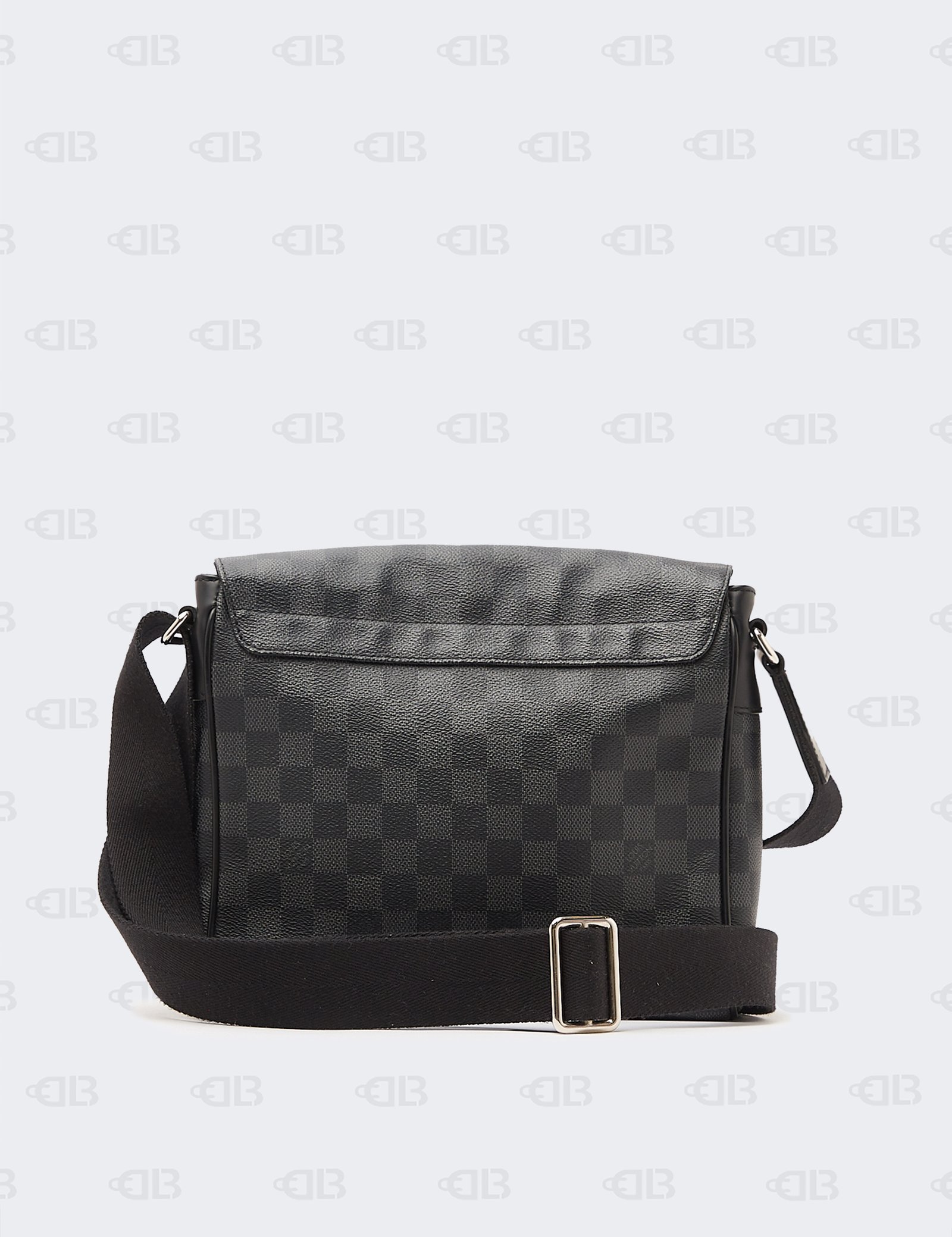 Louis Vuitton Damier Ebene Graphite Canvas District PM Bag
