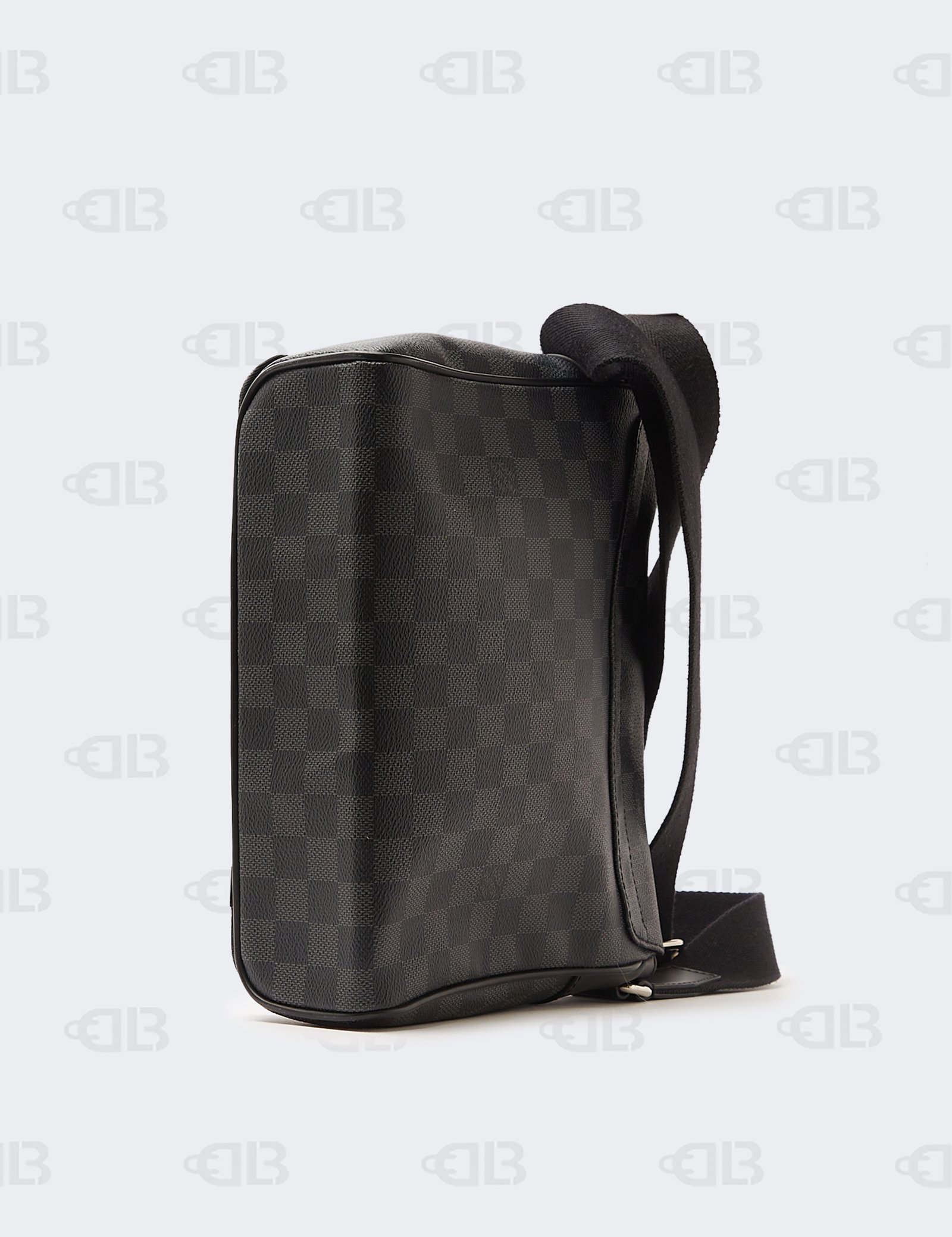 Louis Vuitton Damier Ebene Graphite Canvas District PM Bag