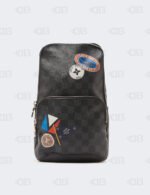 Louis Vuitton Black Damier Graphite LV League Avenue Sling Backpack