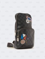 Louis Vuitton Black Damier Graphite LV League Avenue Sling Backpack