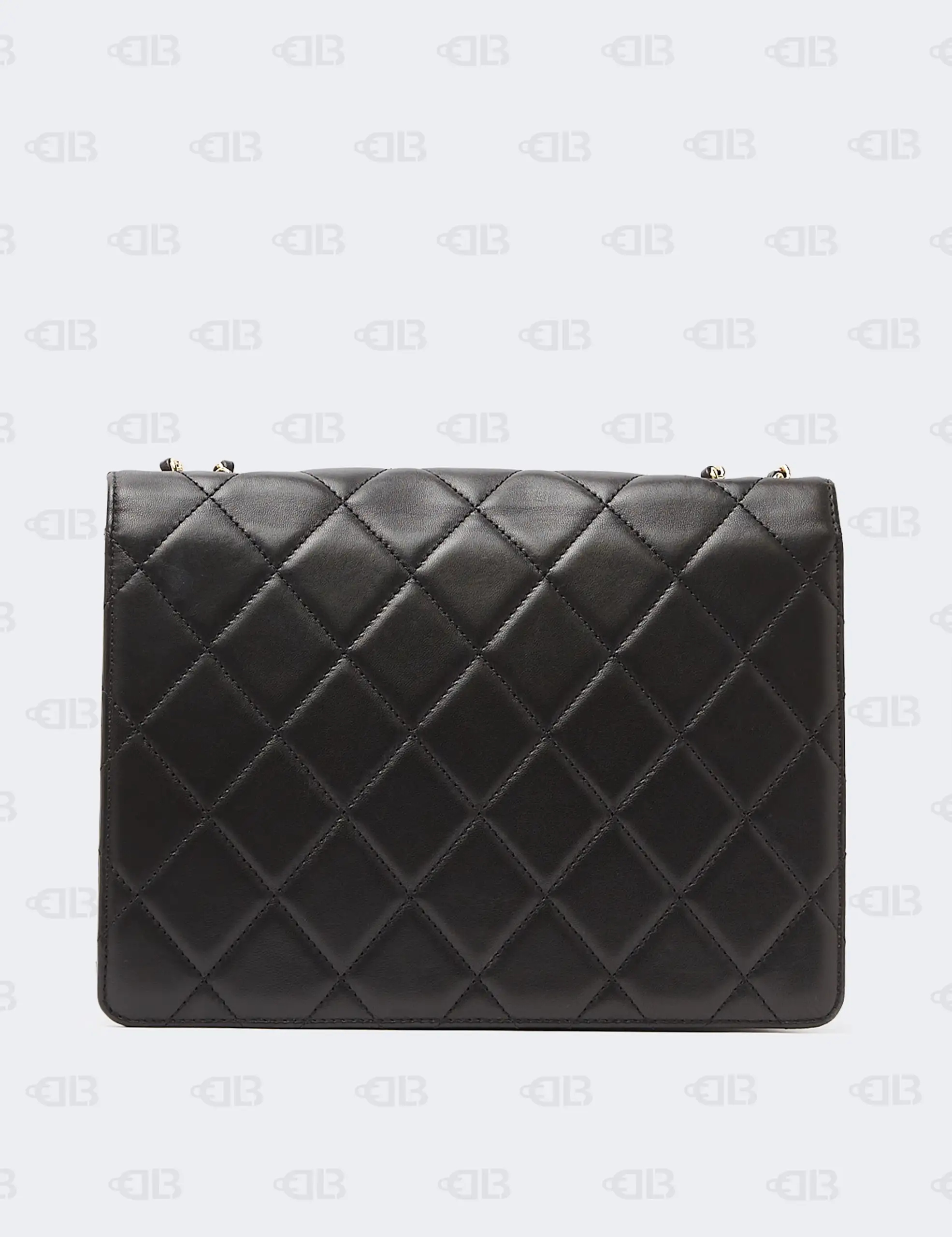 Chanel Black Quilted Leather Medium Golden Class Flap Bag