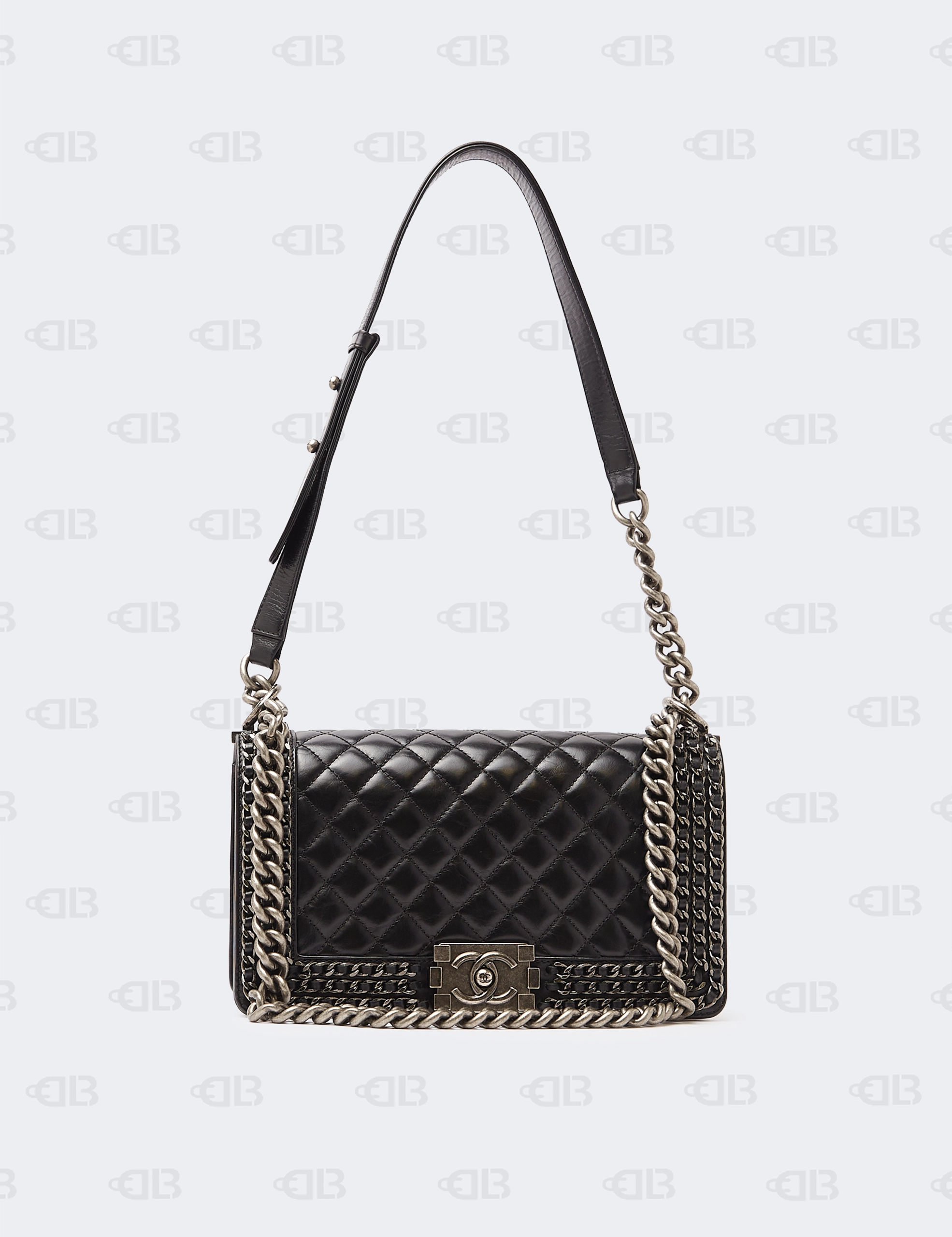 Chanel Classic Square Flap Mini Black Calfskin Bag
