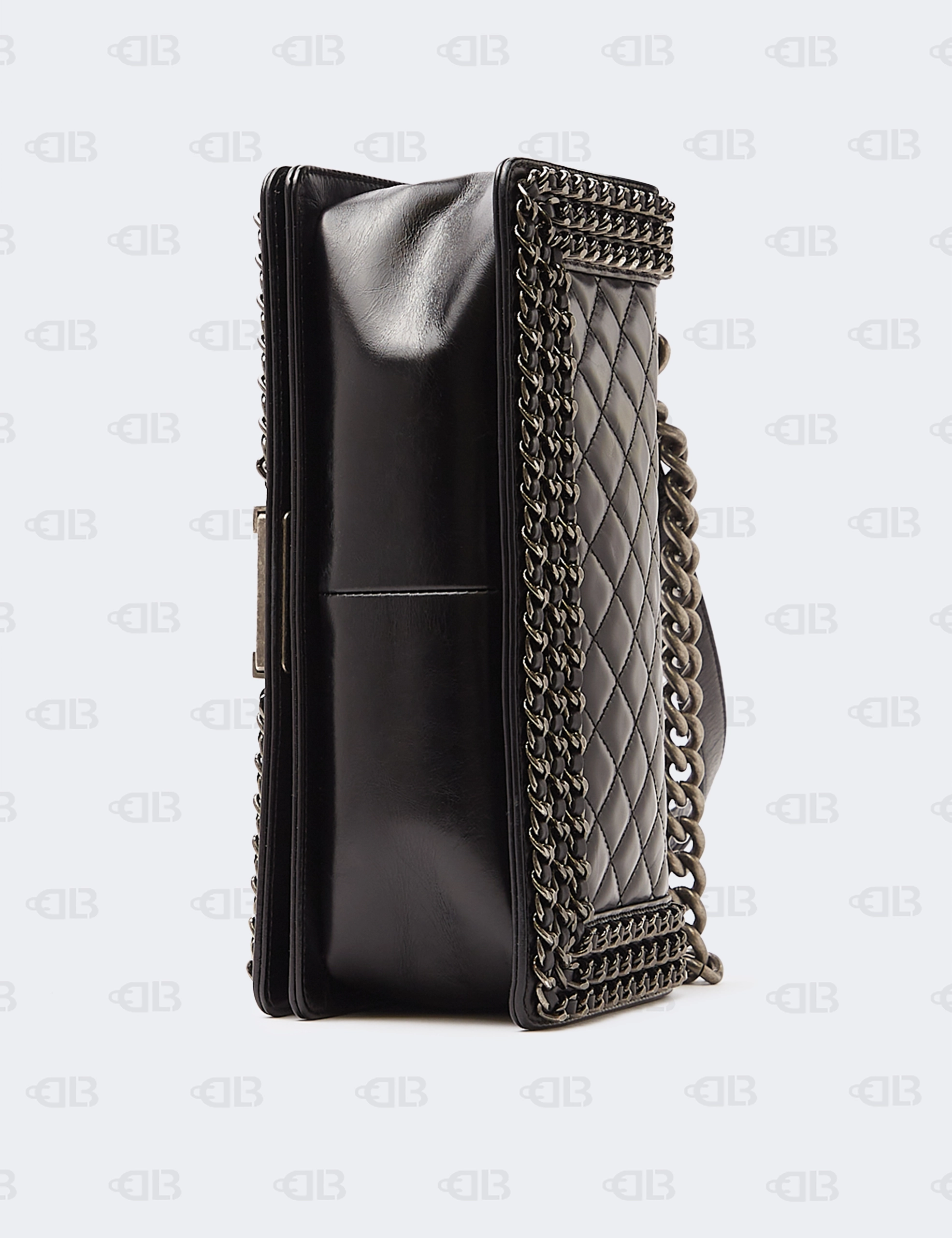 Chanel Classic Square Flap Mini Black Calfskin Bag