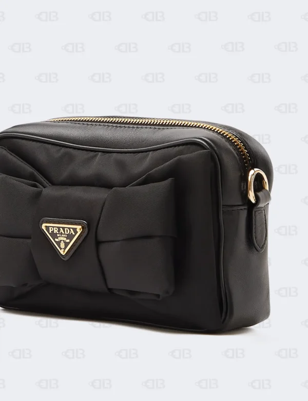 Prada Re Nylon Bow Mini Shoulder Bag