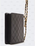 Chanel Crystal Pearl Black Flap Bag