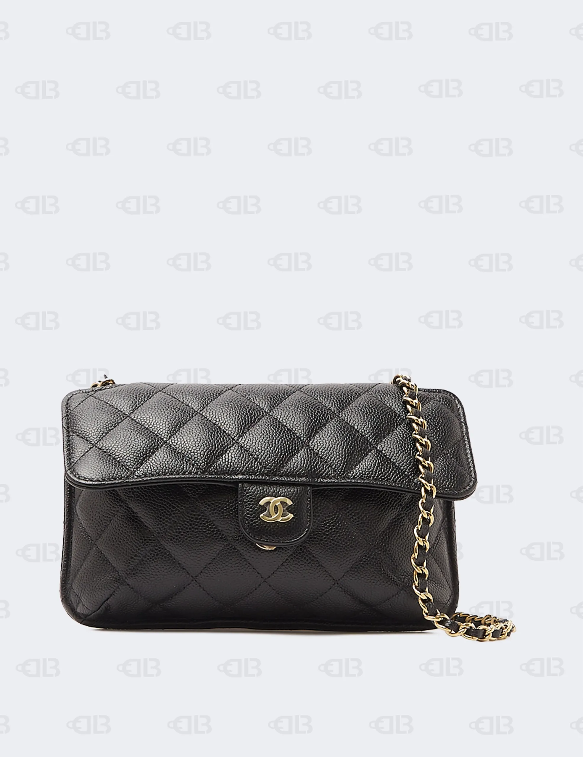 Chanel Classic Square Flap Mini Black Calfskin Bag
