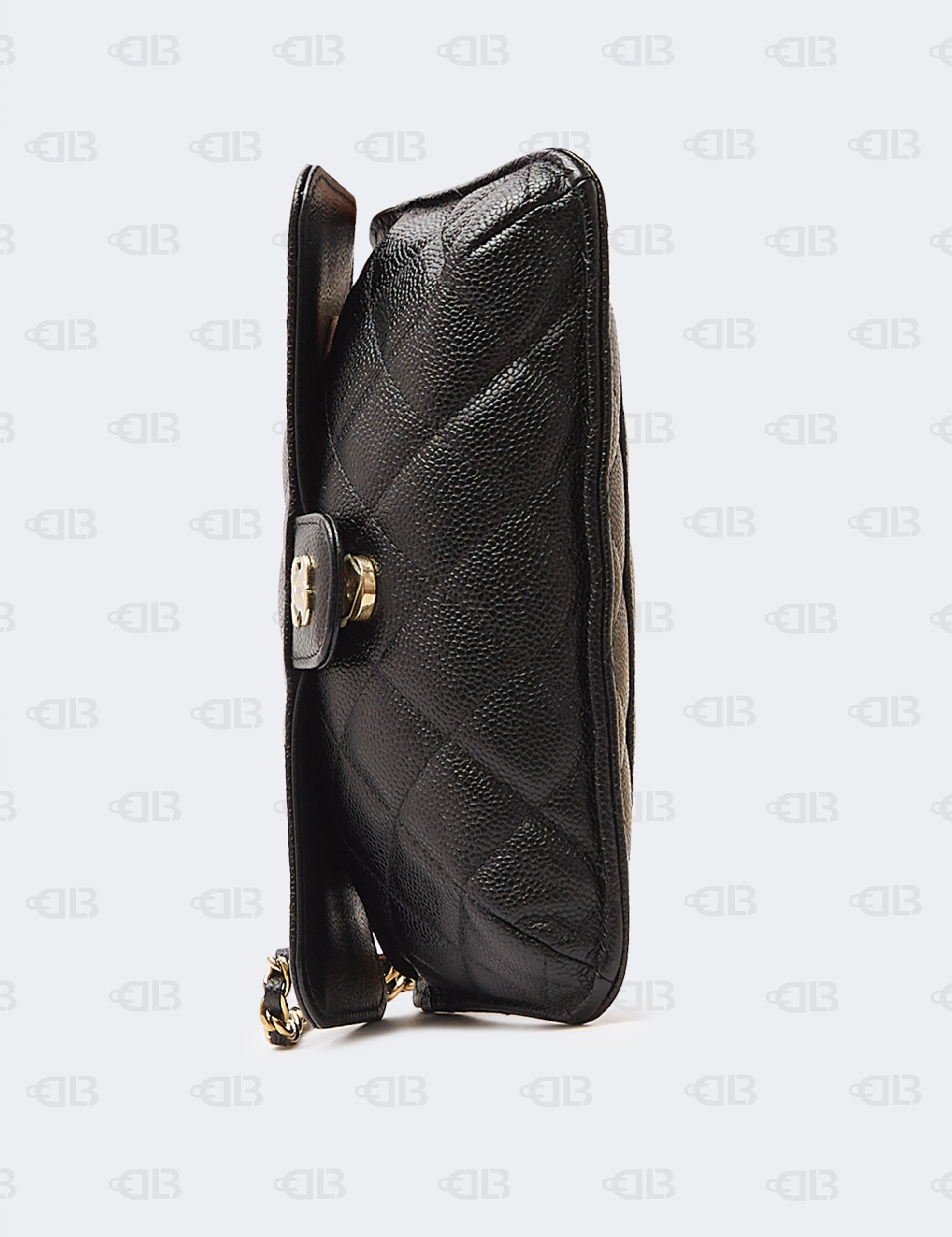 Chanel Classic Square Flap Mini Black Calfskin Bag