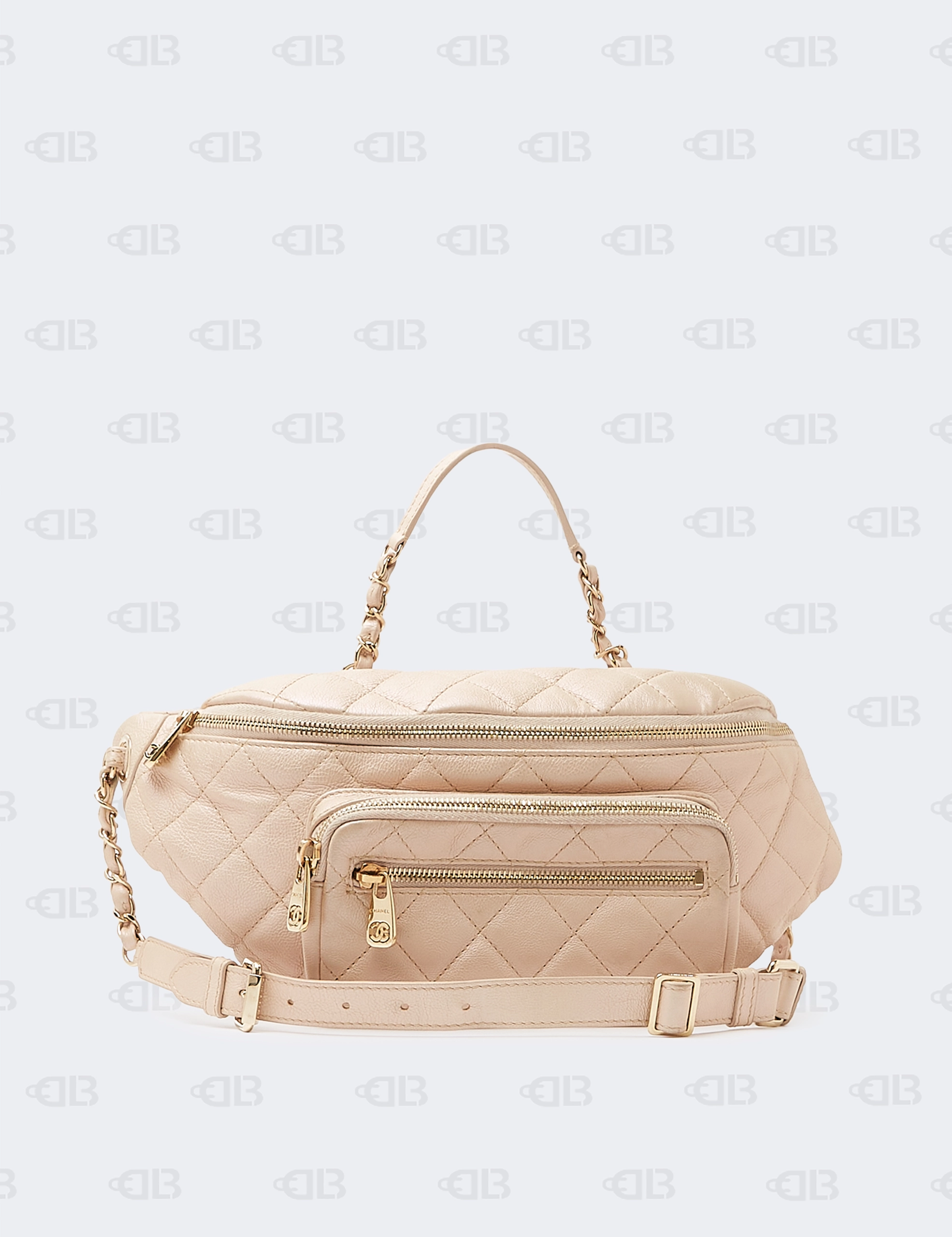 Fendi Canvas Cuoio Romano Selleria Astrology Mini Peekaboo Iconic Satchel Camelia