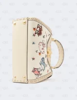 Fendi Canvas Cuoio Romano Selleria Astrology Mini Peekaboo Iconic Satchel Camelia