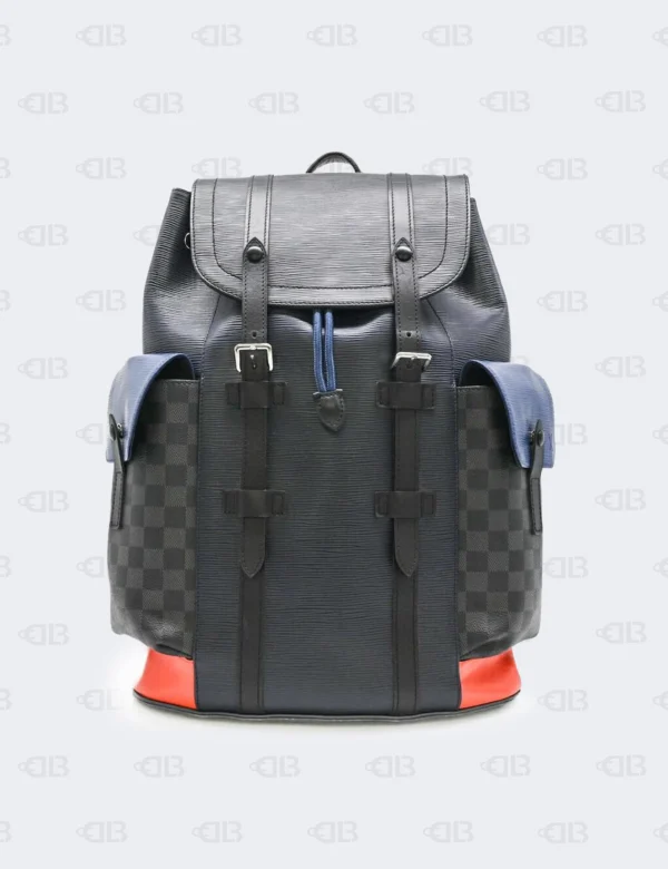 Louis Vuitton Epi Damier Cobalt Christopher Backpack