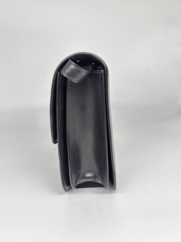 Celine Black Classic Box Medium Leather Bag