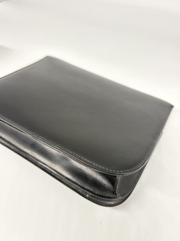 Celine Black Classic Box Medium Leather Bag