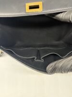 Celine Black Classic Box Medium Leather Bag