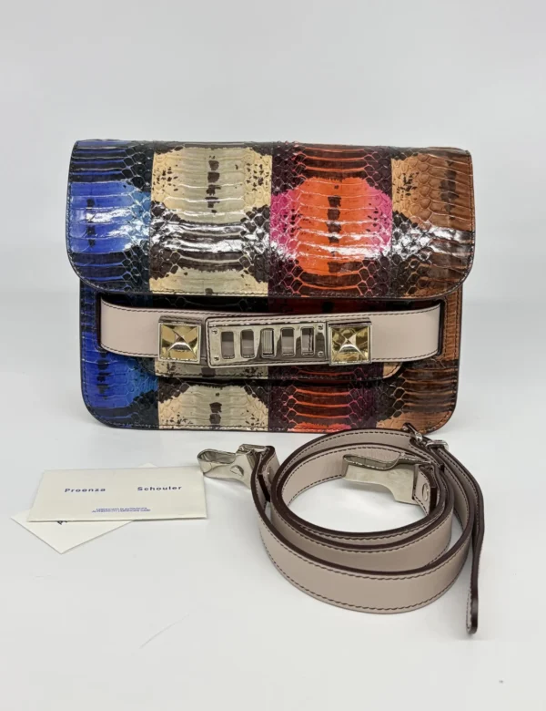 Proenza Schoulder Multicolor Python Ps11 Shoulder Bag