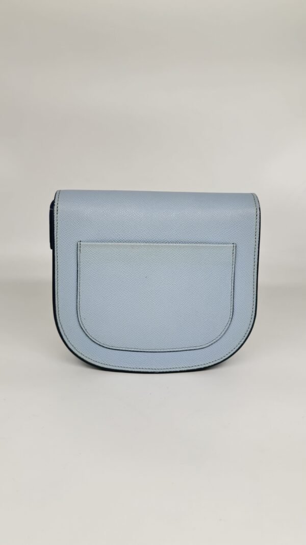 Celine Light Blue Trotteur Leather Crossbody Bag