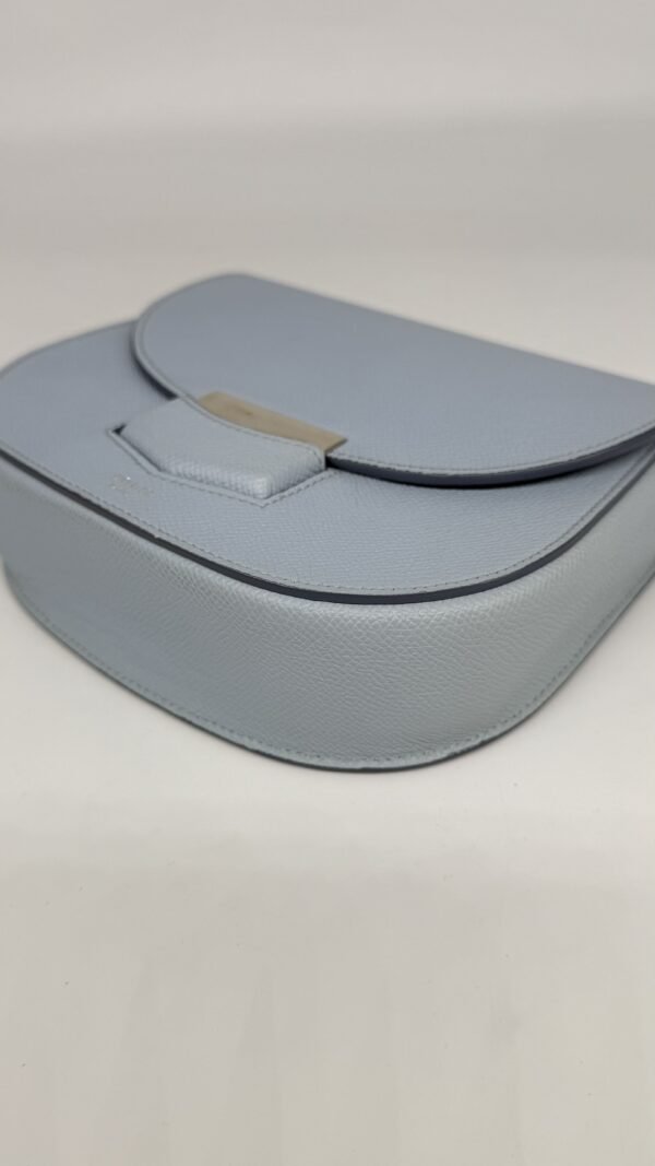 Celine Light Blue Trotteur Leather Crossbody Bag