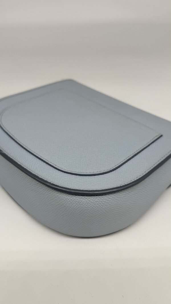 Celine Light Blue Trotteur Leather Crossbody Bag