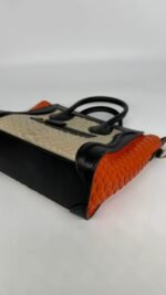 Celine Tri Color Python And Leather Nano Luggage Bag