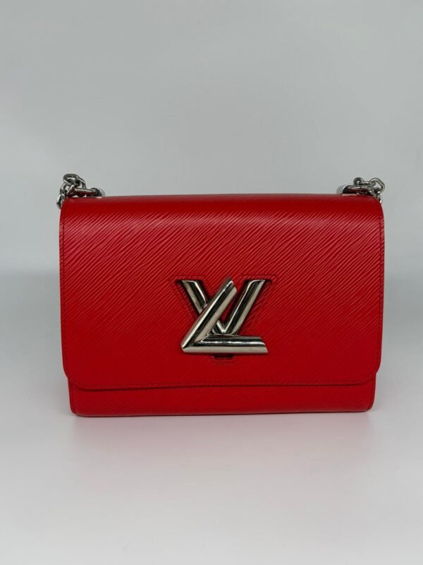 Louis Vuitton Epi Leather Red Twist Mm Bag