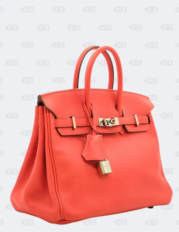 Hermès Birkin 25 Rouge de Coeur Swift with Palladium Hardware