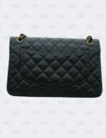 Chanel Black Quilted Caviar Jumbo Classic Double Flap Bag