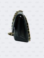 Chanel Black Quilted Caviar Jumbo Classic Double Flap Bag