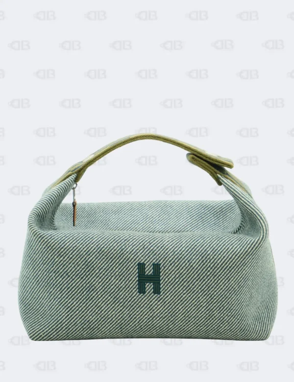 Hermès Bride-a-Brac Large Bleu Abysse Natte Case