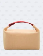 Hermès Bride-a-Brac Large Terracotta Cabriole Herringbone Case