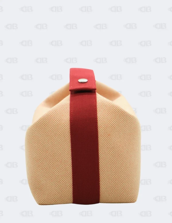 Hermès Bride-a-Brac Large Terracotta Cabriole Herringbone Case