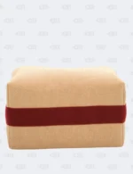 Hermès Bride-a-Brac Large Terracotta Cabriole Herringbone Case