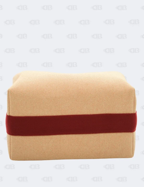 Hermès Bride-a-Brac Large Terracotta Cabriole Herringbone Case