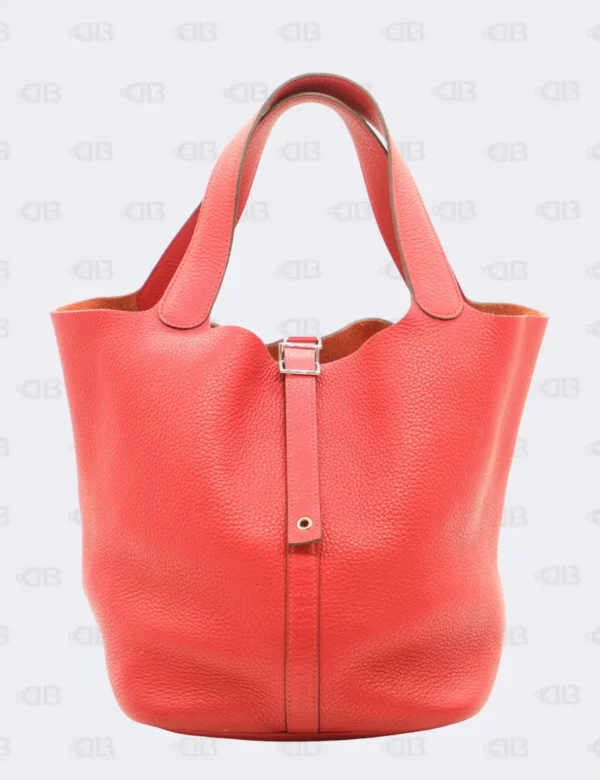 Hermès Picotin Lock 26 Rouge Casaque Taurillon Clemence