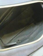 Chanel Cc Navy Black Mixed Fibers Deauville Bowling Bag
