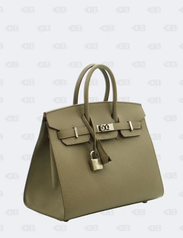 Hermès Birkin 25 Epsom Gris Meyer Etain with Palladium Hardware