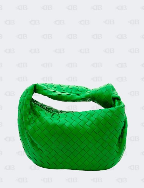 Bottega Veneta Green Teen Jodie Intrecciato Nappa Leather Hobo Bag