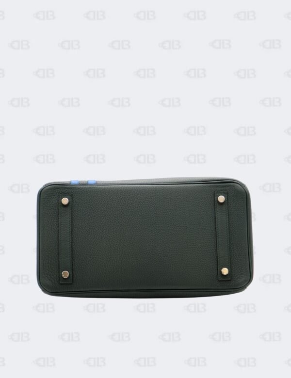 Hermes Birkin 30 Vert Cypress Blue Zellige Officier Togo Swift Leather